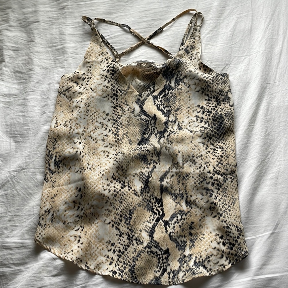 Boutique Snake Print Tanktop